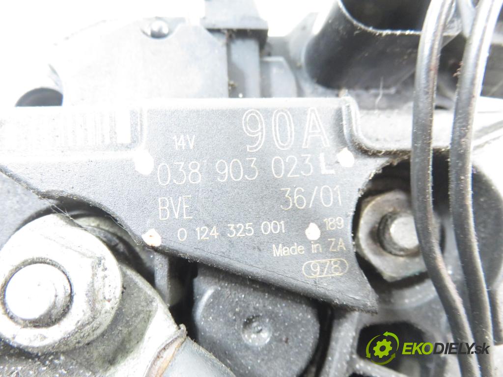 SEAT LEON (1M1) HB 2002 81,00 1.9 TDI 110 - ASV 1896,00 Alternátor 038903023L ; 0124325001 (Alternátor)