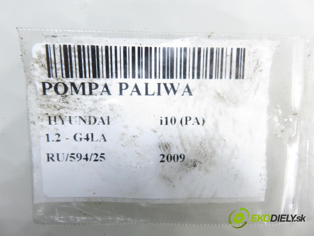 HYUNDAI i10 (PA) HB 2009 57,00 1.2 16V - G4LA 1248,00 Pumpa paliva 311100X000