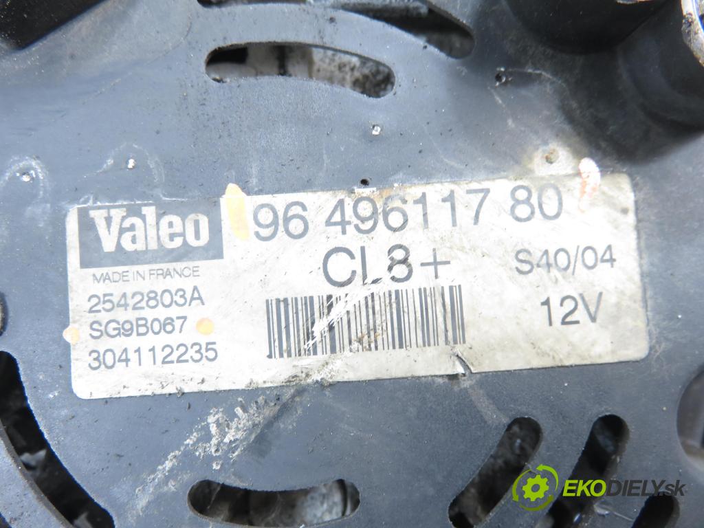 CITROEN C3 I (FC_) HB 2004 54,00 1.4 i - KFV (TU3JP) 1360,00 Alternátor 9649611780 ; SG9B067 (Alternátor)