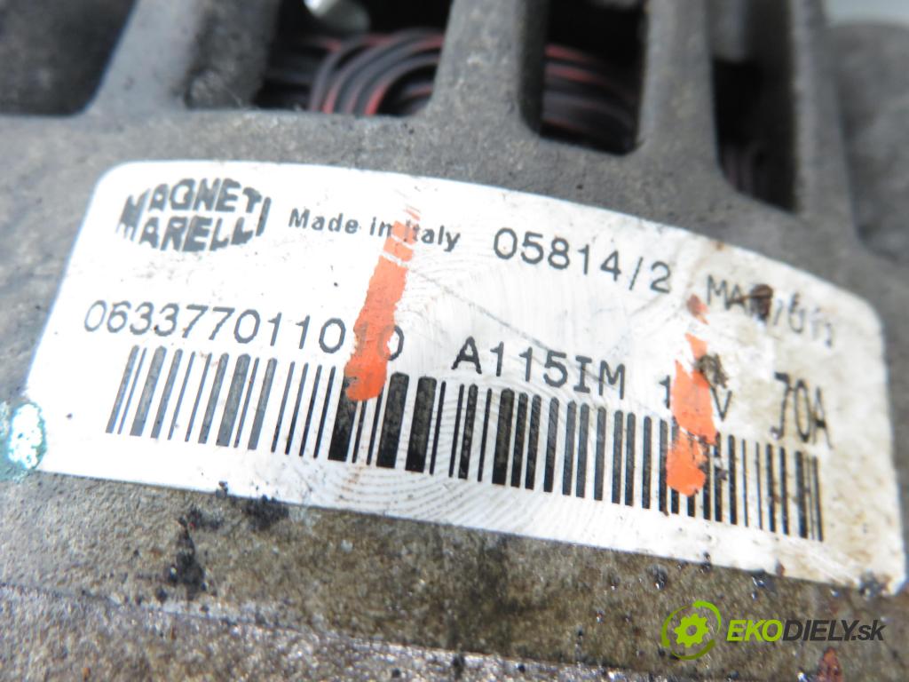 FIAT PANDA (169_) HB 2004 40,00 1.1 54 - 187 A1.000 1108,00 Alternátor A115IM (Alternátor)