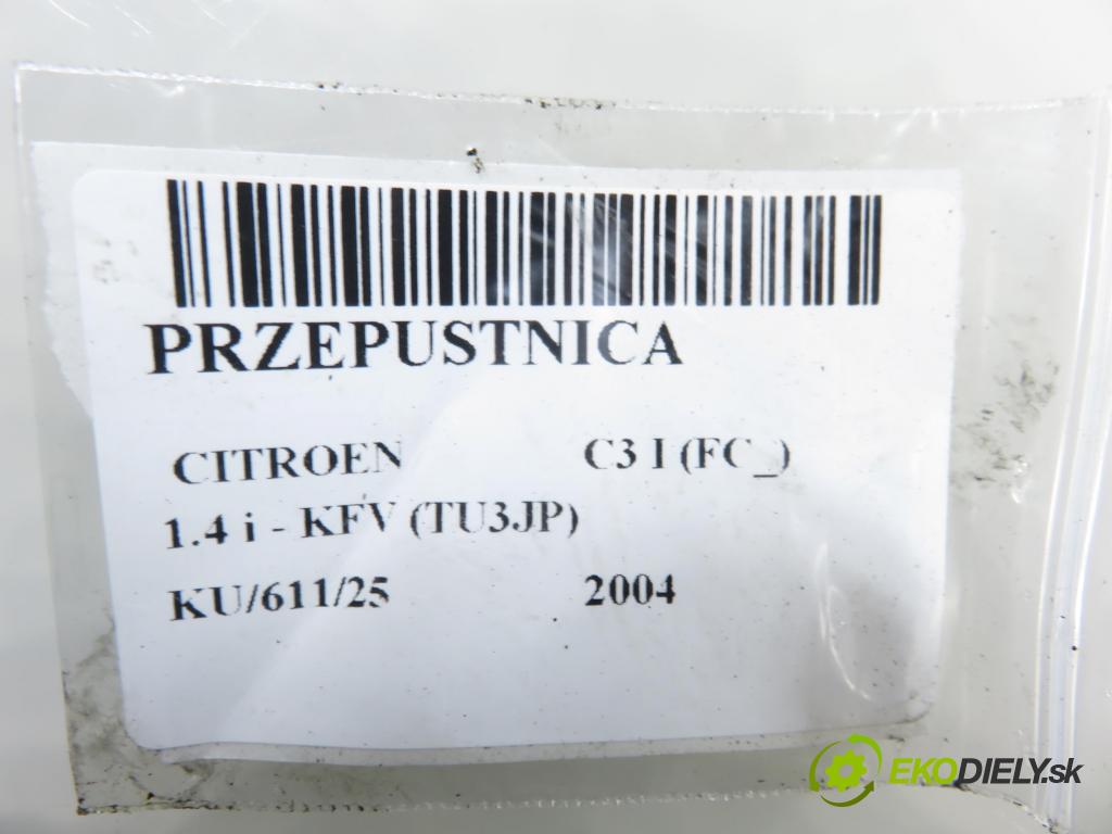 CITROEN C3 I (FC_) HB 2004 54,00 1.4 i - KFV (TU3JP) 1360,00 Škrtiaca klapka 9640796280 (Škrtiaca klapka)