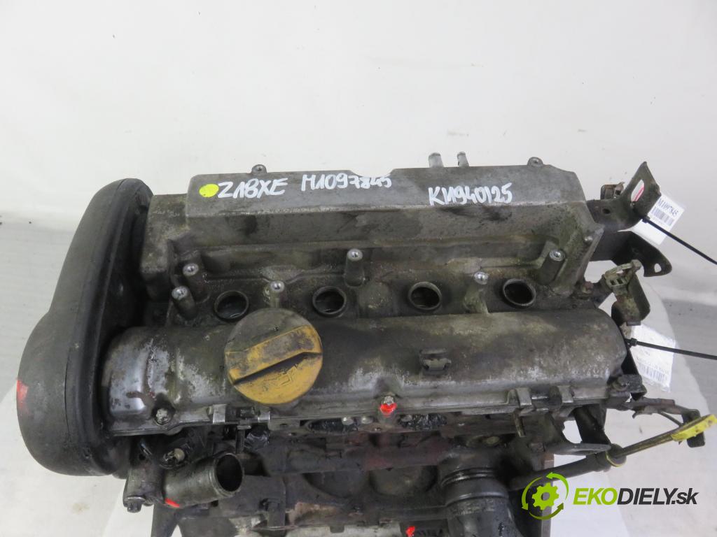 OPEL MERIVA A nadwozie wielkoprzestrzenne (MPV) (X03) HB 2006 92,00 1.8 - Z 18 XE 1796,00 Motor benz. Z18XE
