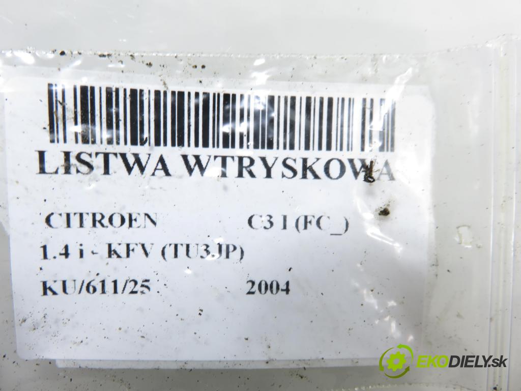 CITROEN C3 I (FC_) HB 2004 54,00 1.4 i - KFV (TU3JP) 1360,00 Lišta vstrekovacia 9628982980 (Vstrekovacia lišta)