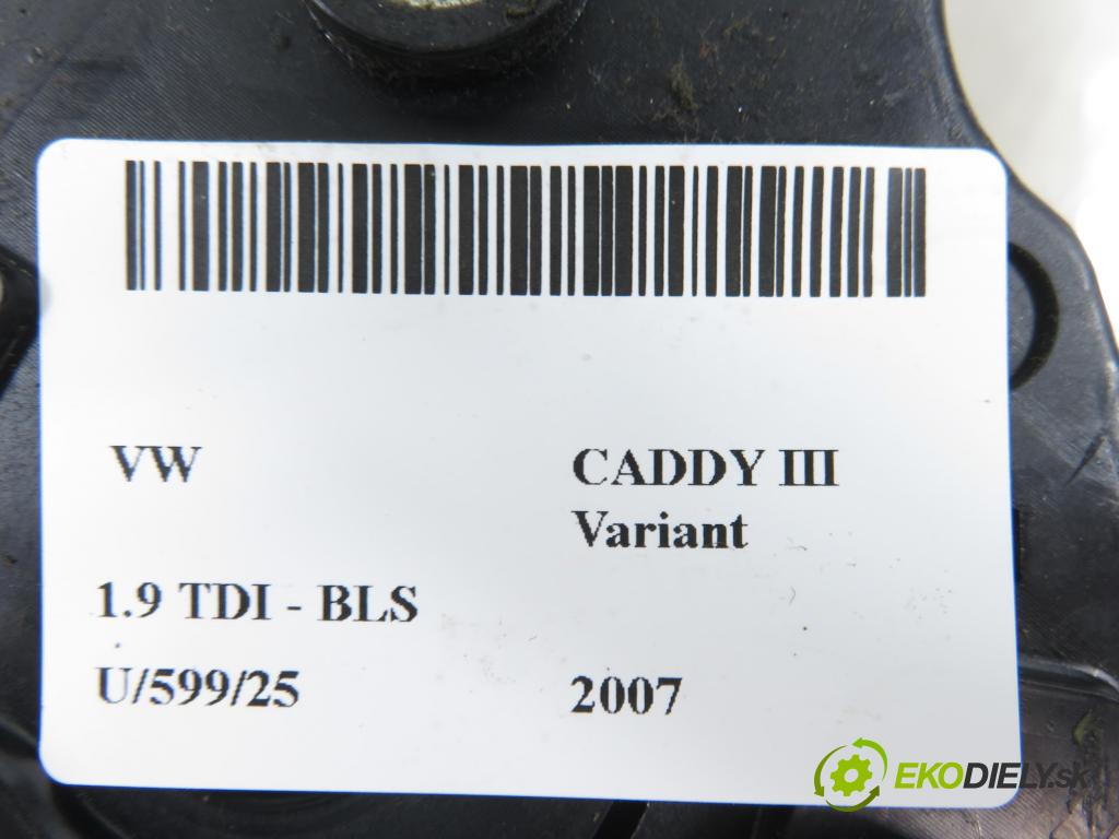 VW CADDY III Variant (2KB, 2KJ, 2CB, 2CJ) KOMBIVAN 2007 77,00 1.9 TDI PD 105 1896,00 zámok Dvere posúvne 2K0843654N