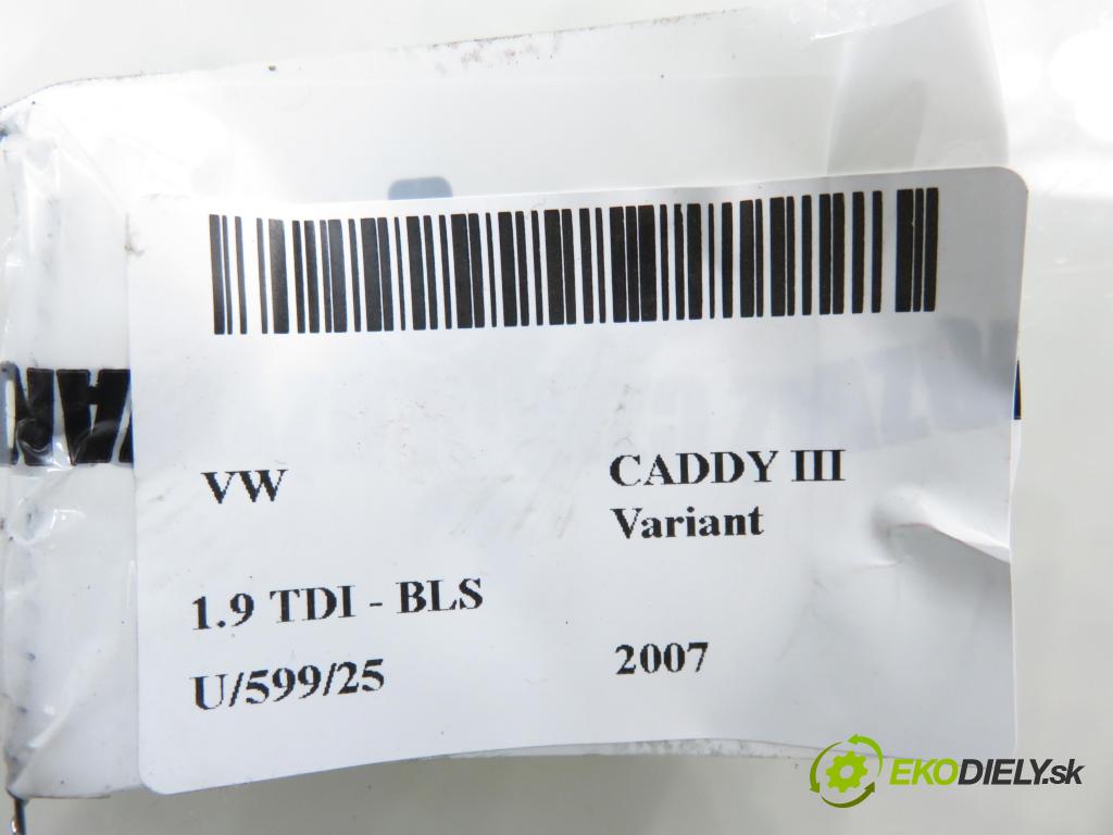 VW CADDY III Variant (2KB, 2KJ, 2CB, 2CJ) KOMBIVAN 2007 77,00 1.9 TDI PD 105 1896,00 zámok 3D1837016AC