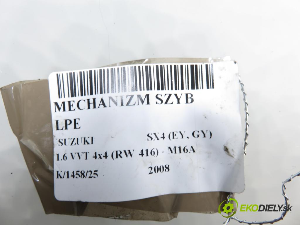 SUZUKI SX4 (EY, GY) CROSSOVER 2008 79,00 1.6 VVT 4x4 (RW 416) 107 - M16A 1586,00 Mechanizmus okien 8353063J00