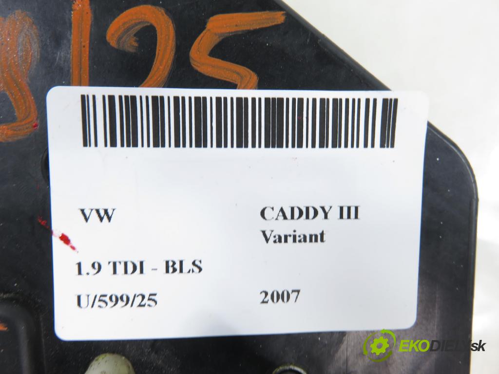 VW CADDY III Variant (2KB, 2KJ, 2CB, 2CJ) KOMBIVAN 2007 77,00 1.9 TDI PD 105 1896,00 Kľučka dverí kufor 7H0827426AD