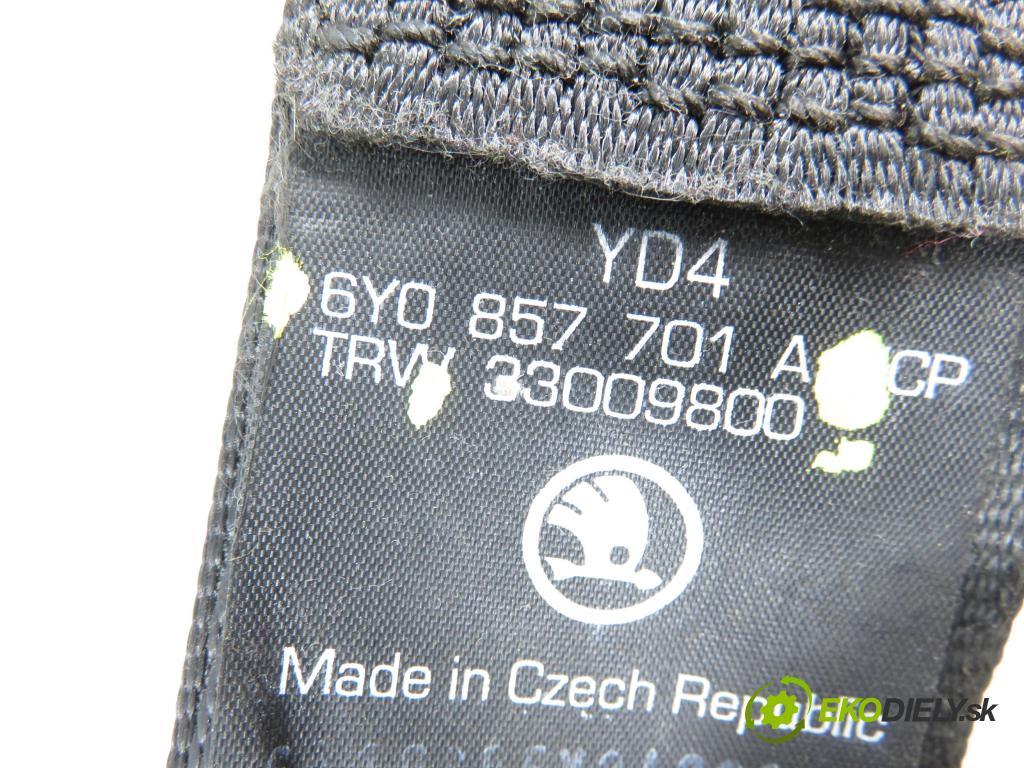 SKODA FABIA I SEDAN (6Y3) SEDAN 2006 47,00 1.2 - AZQ 1198,00 Držiak bezpečnostný LP 6Y0857701A ; 33009800