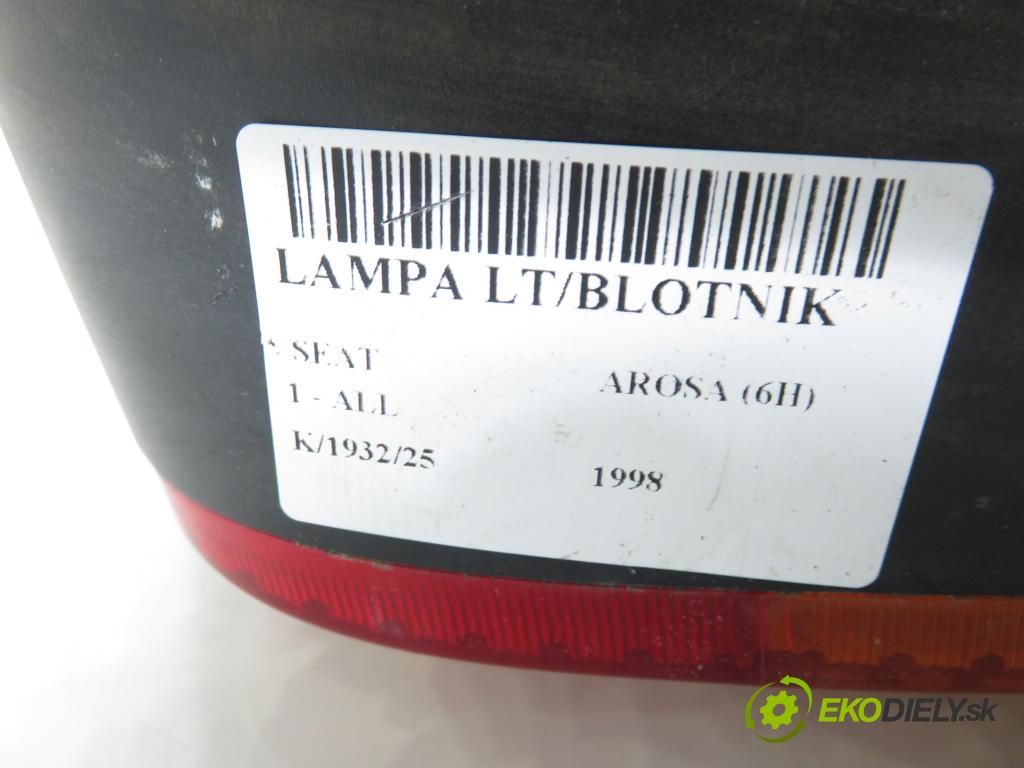 SEAT AROSA (6H) HB 1998 37,00 1.0 50 - ALL 999,00 Svetlo ľavé zadné 6H0945095H