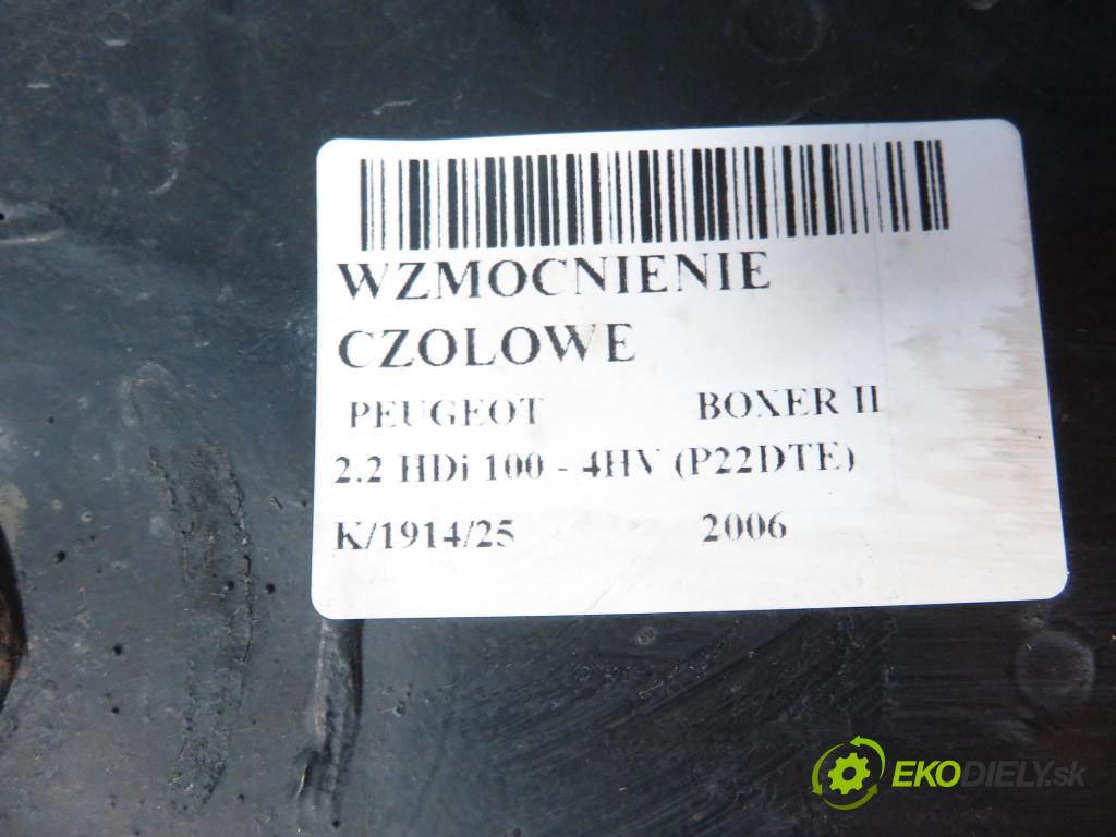 PEUGEOT BOXER Skrzynia FURGON 2006 74,00 2.2 HDi 100 - 4HV (P22DTE) 2198,00 Výstuha čelné