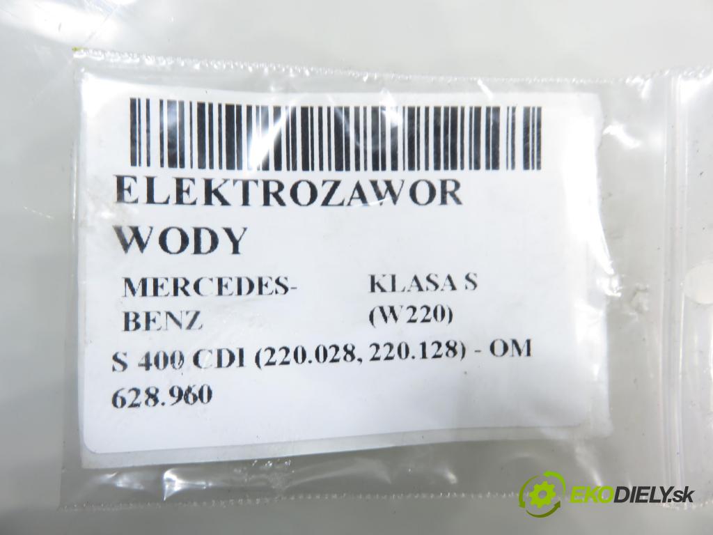 MERCEDES-BENZ KLASA S (W220) SEDAN 2003 191,00 S 400 CDI V8 260 - OM 628.960 3996,00 ELEKTROVENTIL: vody 2208300184 ; 1147412127