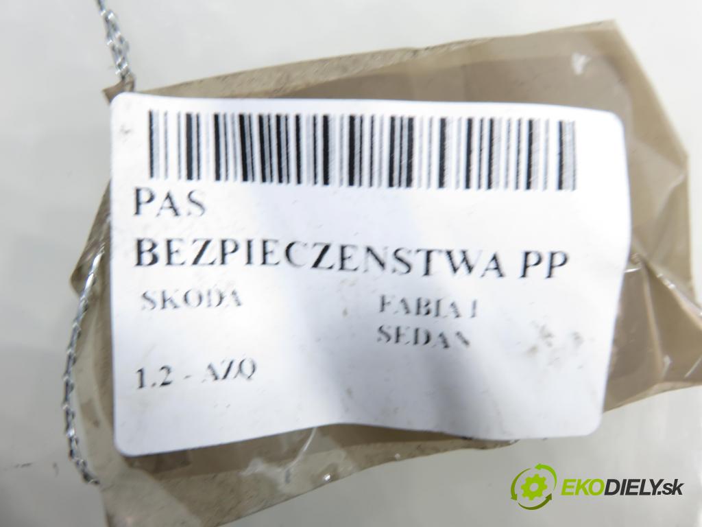 SKODA FABIA I SEDAN (6Y3) SEDAN 2006 47,00 1.2 - AZQ 1198,00 Držiak bezpečnostný PP 6Y0857702A ; 33009799