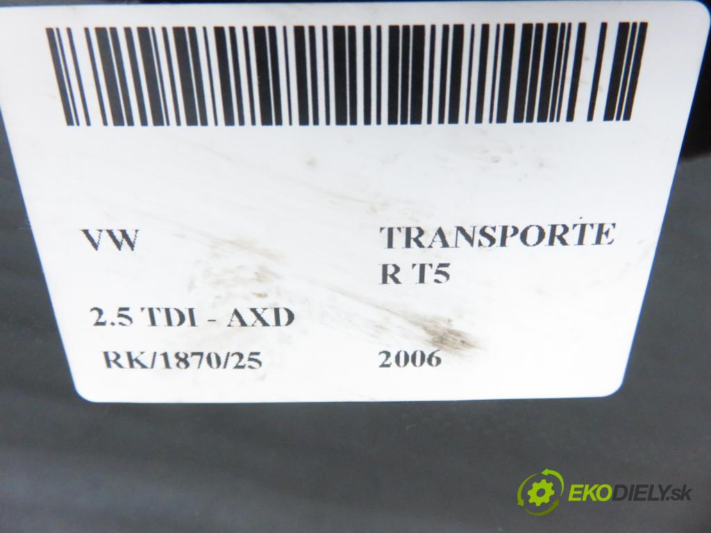 VW TRANSPORTER V Skrzynia (7HA, 7HH, 7EA, 7EH) FURGON 2006 96,00 2.5 TDI - AXD 2461,00 Okno Dvere posúvne P 7H0845306E