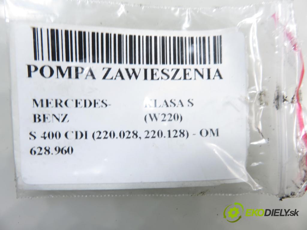 MERCEDES-BENZ KLASA S (W220) SEDAN 2003 191,00 S 400 CDI V8 260 - OM 628.960 3996,00 Pumpa nápravy 443020190