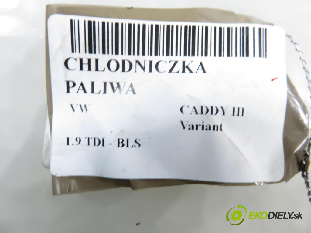 VW CADDY III Variant (2KB, 2KJ, 2CB, 2CJ) KOMBIVAN 2007 77,00 1.9 TDI PD 105 1896,00 Chladič paliva 1K0203491B