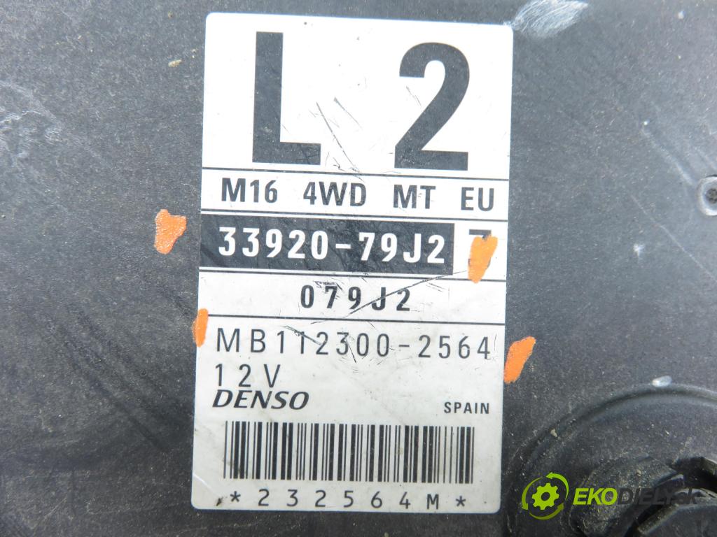 SUZUKI SX4 (EY, GY) CROSSOVER 2008 79,00 1.6 VVT 4x4 (RW 416) 107 - M16A 1586,00 Riadiaca jednotka Motor 3392079J2 ; MB1123002564