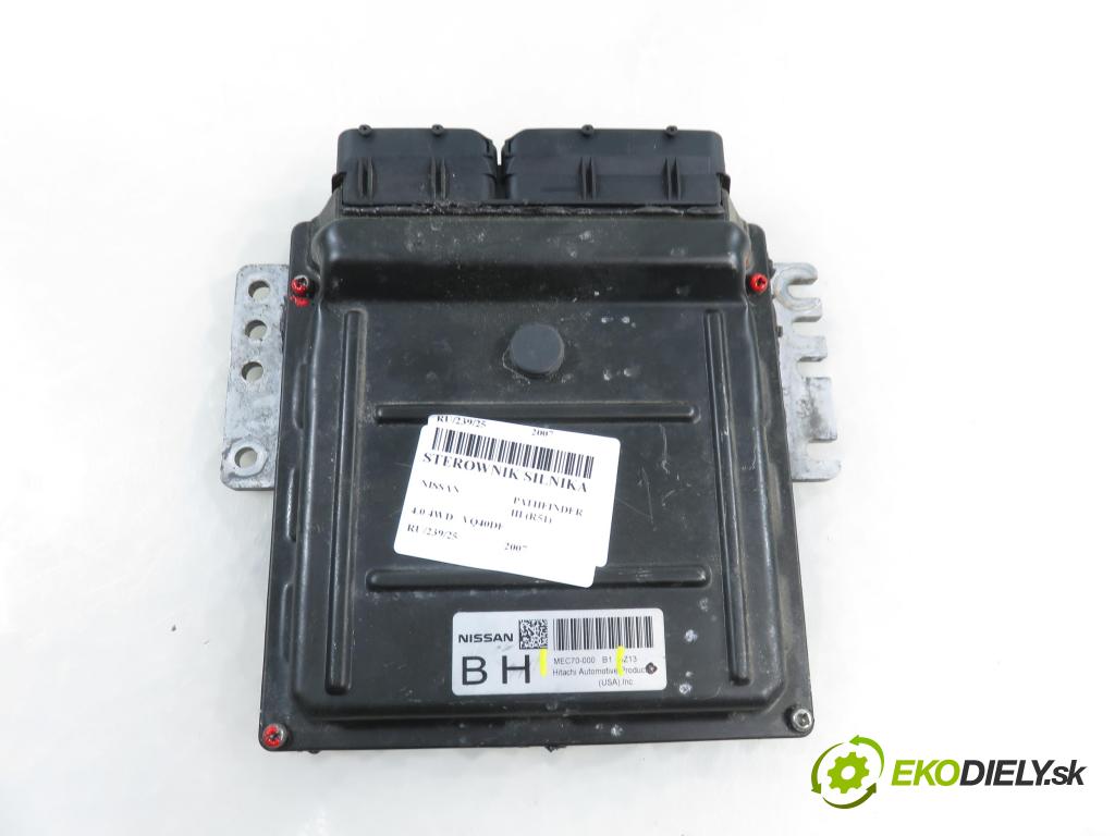 NISSAN PATHFINDER III (R51) TERENOWY 2007 198,00 4.0 4WD 269 - VQ40DE 3954,00 Riadiaca jednotka Motor MEC70000B1