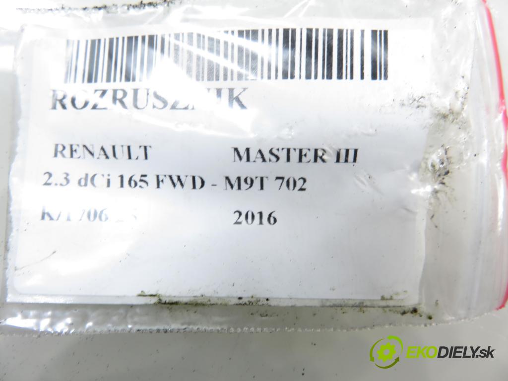 RENAULT MASTER III Platforma / podwozie (EV, HV, UV) KABINA/PLATFORMA 2016 120,00 2.3 dCi 165 FWD - M9T 702 2298,00 Štartér 233003407R ; 233003407RA ; ESW2211 (Štartér)
