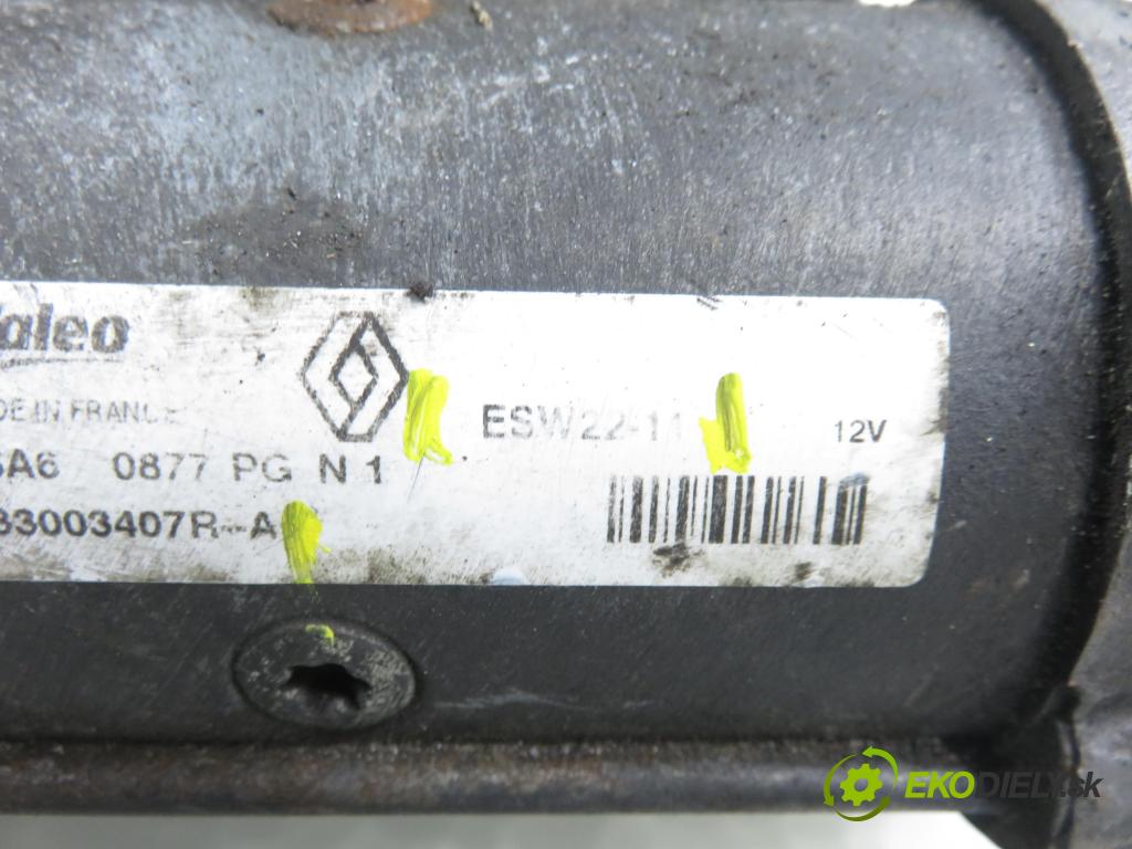 RENAULT MASTER III Platforma / podwozie (EV, HV, UV) KABINA/PLATFORMA 2016 120,00 2.3 dCi 165 FWD - M9T 702 2298,00 Štartér 233003407R ; 233003407RA ; ESW2211 (Štartér)