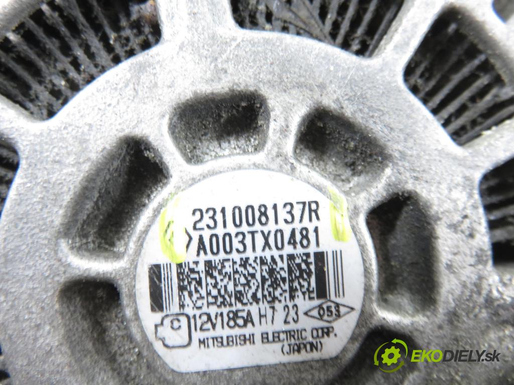 RENAULT MASTER III Platforma / podwozie (EV, HV, UV) KABINA/PLATFORMA 2016 120,00 2.3 dCi 165 FWD - M9T 702 2298,00 Alternátor 231008137R ; A003TX0481 (Alternátor)