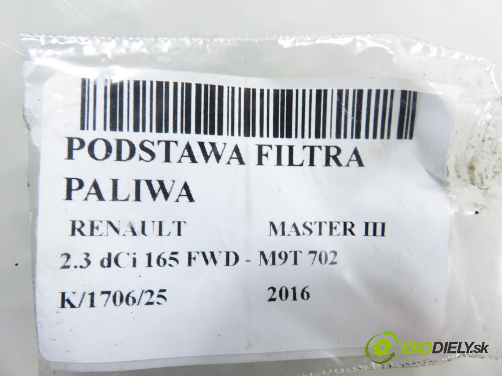 RENAULT MASTER III Platforma / podwozie (EV, HV, UV) KABINA/PLATFORMA 2016 120,00 2.3 dCi 165 FWD - M9T 702 2298,00 obal filtra paliva 
