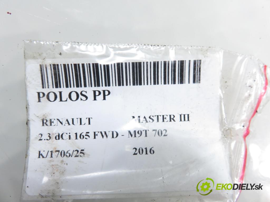 RENAULT MASTER III Platforma / podwozie (EV, HV, UV) KABINA/PLATFORMA 2016 120,00 2.3 dCi 165 FWD - M9T 702 2298,00 Poloos PP