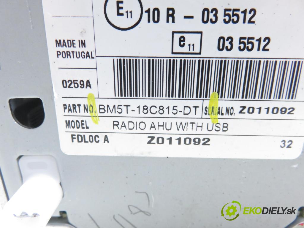 FORD FOCUS III HB 2016 77,00 1.6 Ti VCT 105 - IQDC 1596,00 RADIO BM5T18C815DT
