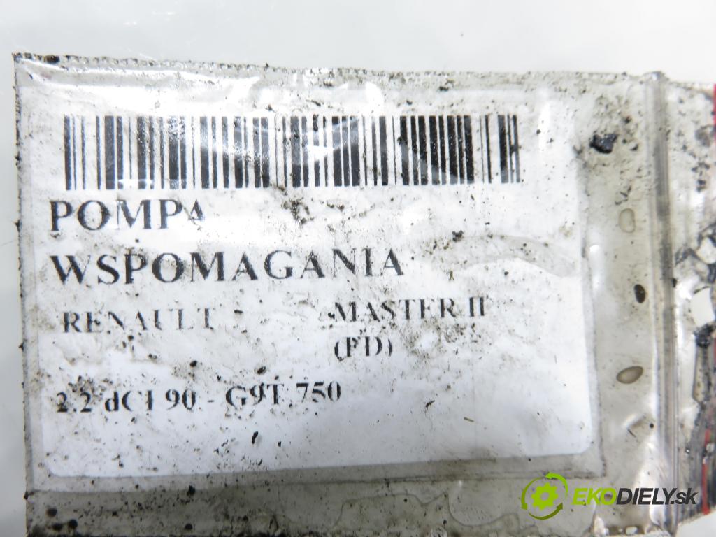 RENAULT MASTER II Skrzynia (FD) FURGON 2006 66,00 2.2 dCI 90 - G9T 750 2188,00 Pumpa servočerpadlo  (Servočerpadlo)