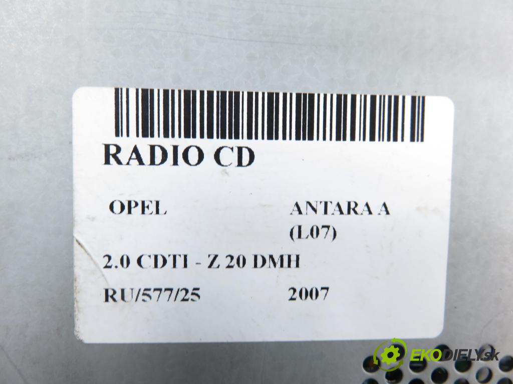 OPEL ANTARA A (L07) SUV 2007 110,00 2.0 CDTI 150 - Z 20 DMH 1991,00 RADIO CD 13190748
