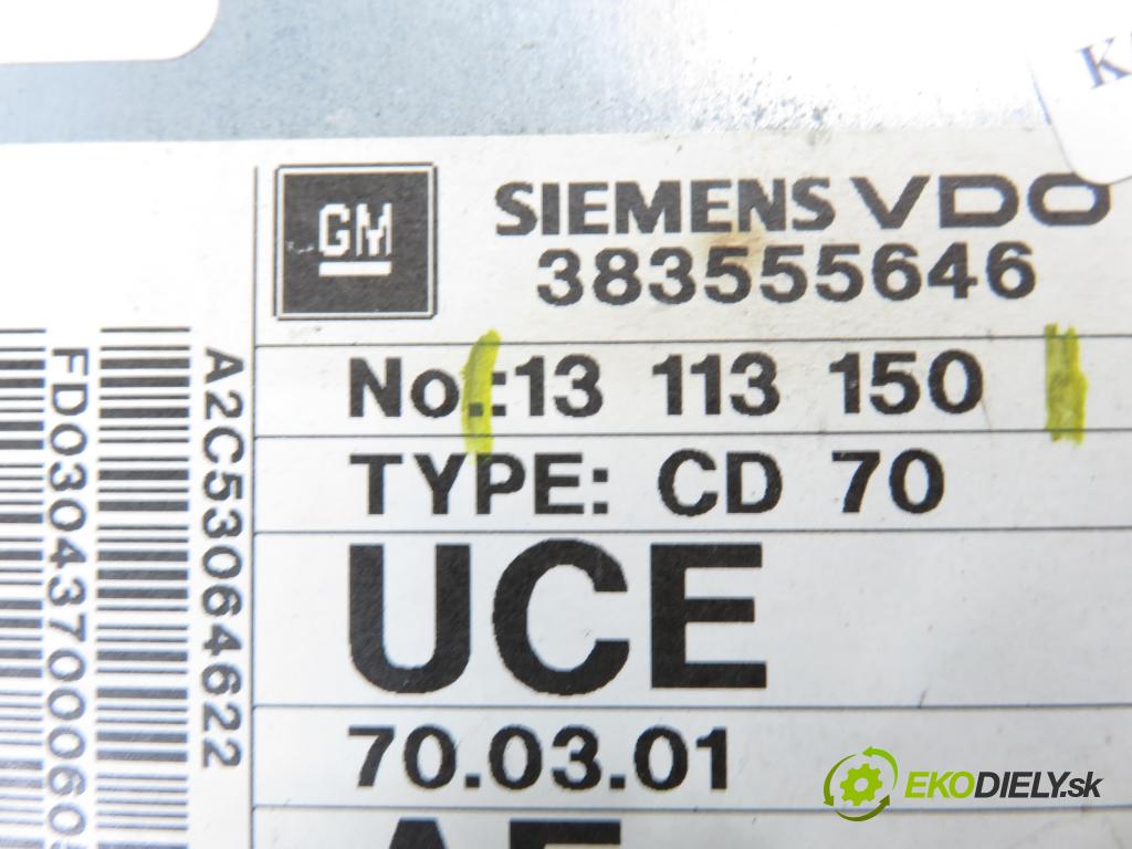 OPEL VECTRA C Kombi (Z02) KOMBI 2004 88,00 1.9 CDTI - Z 19 DT 1910,00 RADIO CD 13113150