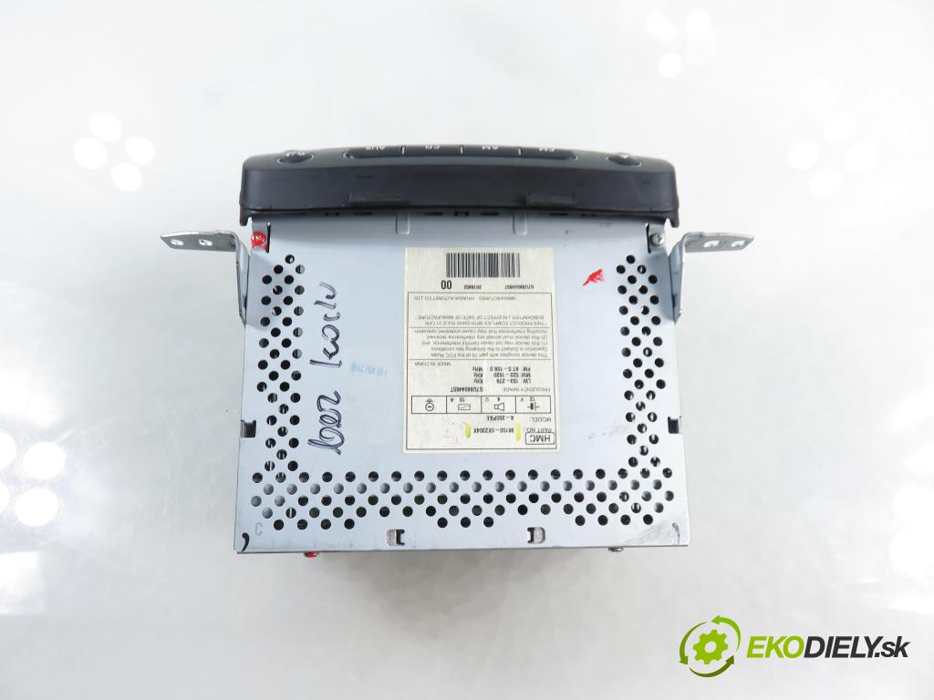 HYUNDAI i10 (PA) HB 2009 57,00 1.2 16V - G4LA 1248,00 RADIO CD 961000X2304X
