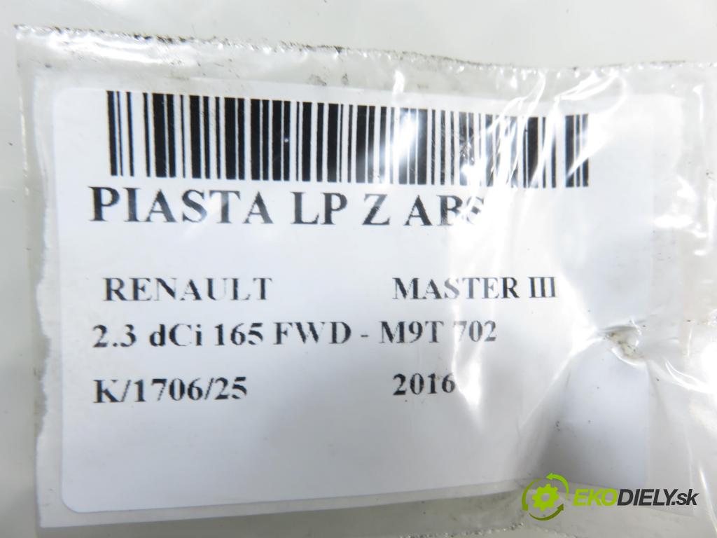 RENAULT MASTER III Platforma / podwozie (EV, HV, UV) KABINA/PLATFORMA 2016 120,00 2.3 dCi 165 FWD - M9T 702 2298,00 náboj LP ABS 