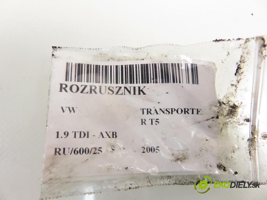 VW TRANSPORTER V Skrzynia (7HA, 7HH, 7EA, 7EH) FURGON 2005 77,00 1.9 TDI PD 105 - AXB 1896,00 Štartér 2339305324 (Štartér)