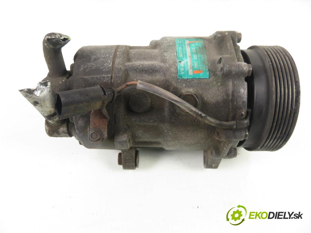 VW TRANSPORTER V Skrzynia (7HA, 7HH, 7EA, 7EH) FURGON 2005 77,00 1.9 TDI PD 105 - AXB 1896,00 KOMPRESOR: klimatizace 7H0820803C (Kompresor klimatizace)