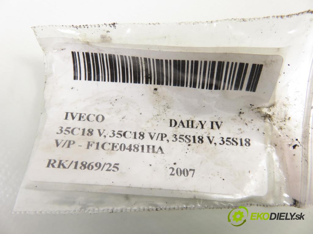 IVECO DAILY IV Skrzynia FURGON 2007 130,00 35C18 V, 35C18 V/P, 35S18 V, 35S18 V/P - F1CE0481H 2998,00 KOMPRESOR: klimatizace 2473001880 (Kompresor klimatizace)