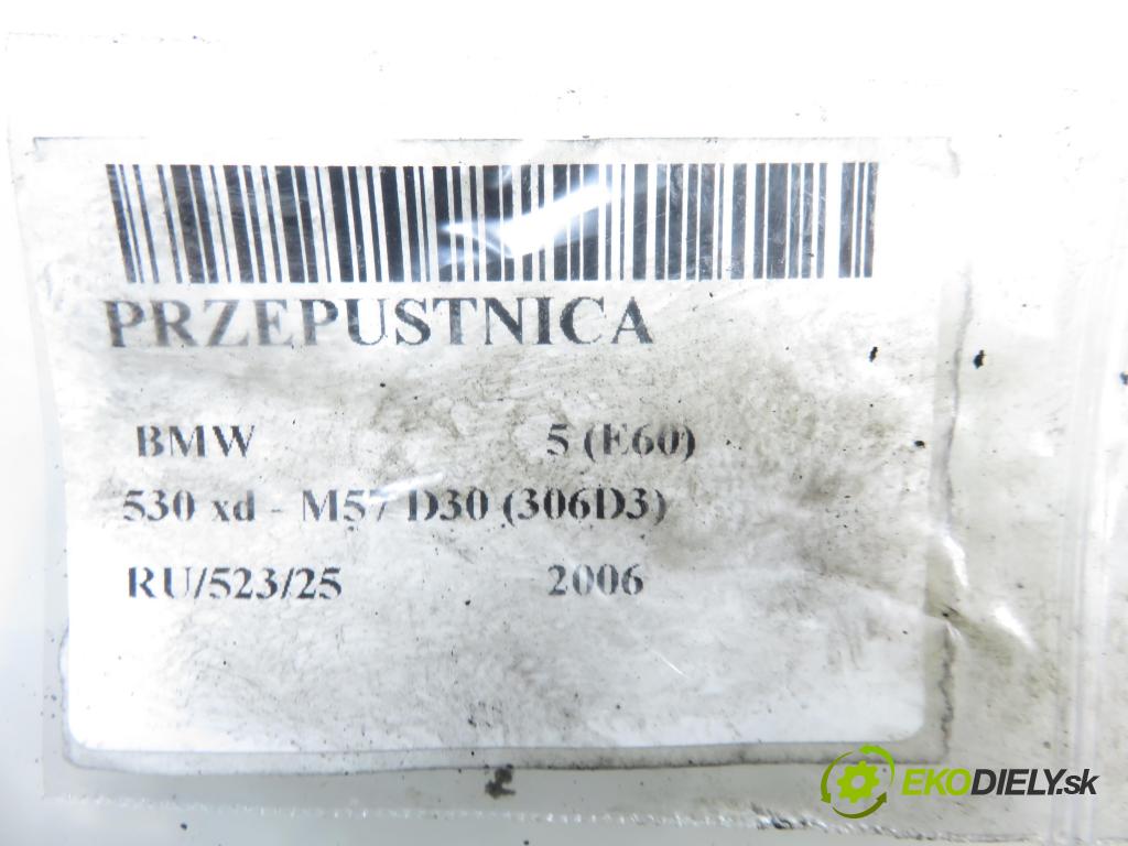 BMW 5 (E60) SEDAN 2006 170,00 530 xd 231 - M57 D30 (306D3) 2993,00 Škrtiaca klapka 7791481 (Škrtiaca klapka)