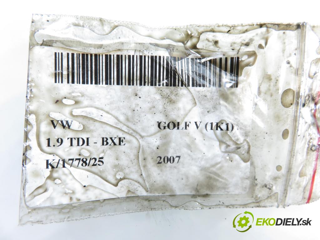 VW GOLF V (1K1) HB 2007 77,00 1.9 TDI - BXE 1896,00 Vstrekovač 038130073AG ; 0414720215 (Vstrekovač paliva)