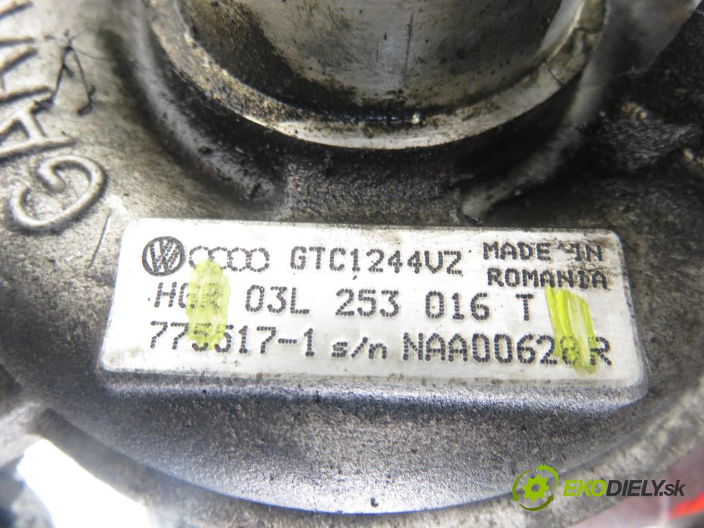VW GOLF VI Variant (AJ5) KOMBI 2010 77,00 1.6 TDI - CAYC 1598,00 Turbodúchadlo 03L253016T (Turbodúchadlo (kompletné))