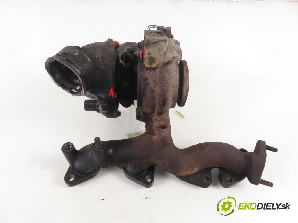 VW PASSAT B6 (3C2) SEDAN 2007 125,00 2.0 TDI - BMR 1968,00 Turbodúchadlo 03G253014K (Turbodúchadlo (kompletné))