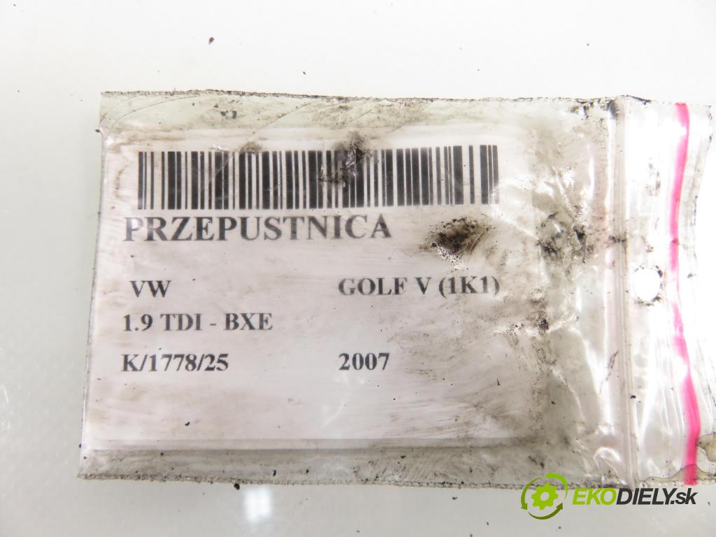 VW GOLF V (1K1) HB 2007 77,00 1.9 TDI - BXE 1896,00 Škrtiaca klapka 03G128063C ; A2C53099815 (Škrtiaca klapka)