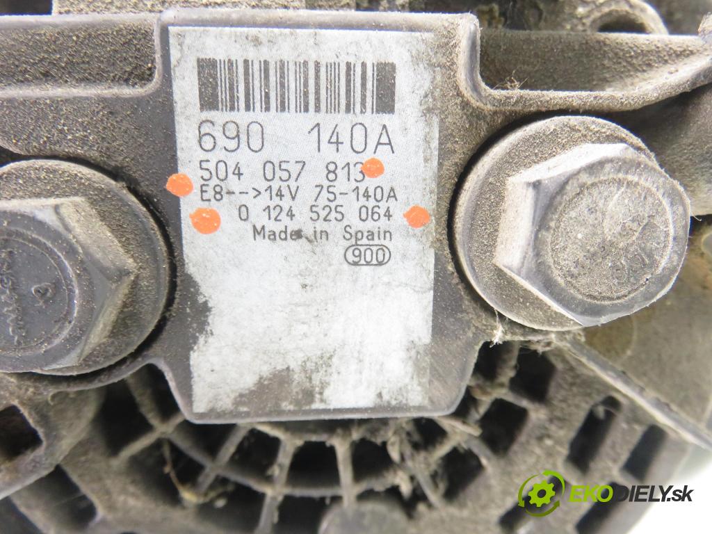 IVECO DAILY IV Skrzynia FURGON 2007 130,00 35C18 V, 35C18 V/P, 35S18 V, 35S18 V/P - F1CE0481H 2998,00 Alternátor 0124525064 ; 504057813 (Alternátor)