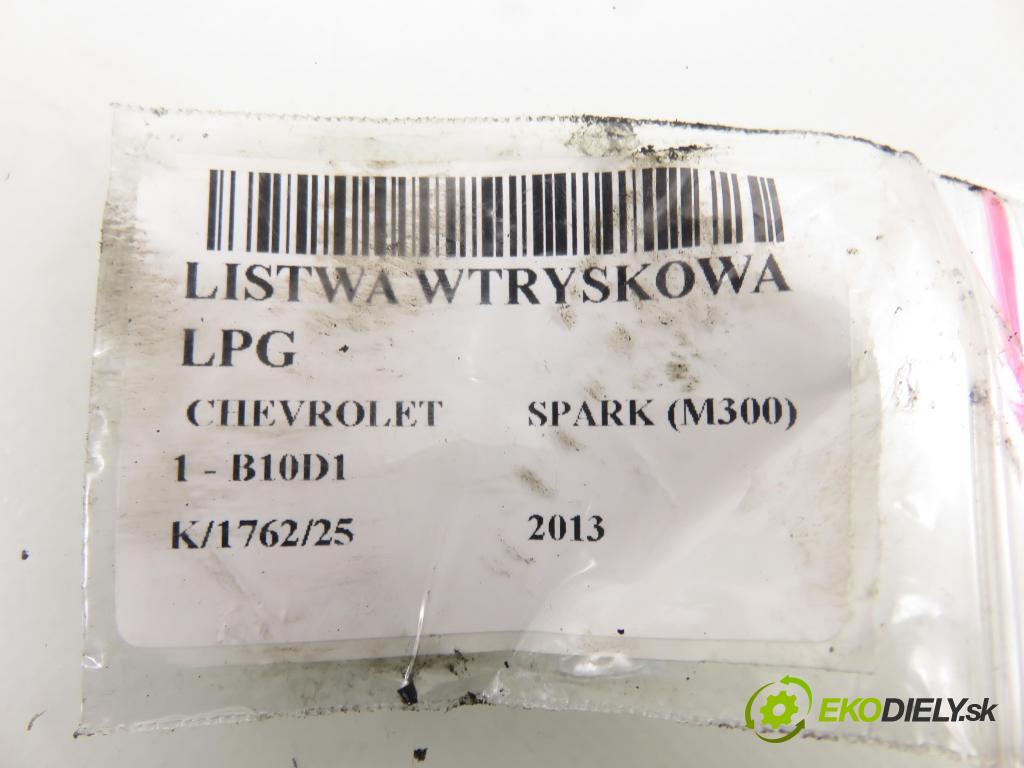 CHEVROLET spar HB 2013 50,00 1.0 S-TEC II 16V - B10D1 995,00 Lišta vstrekovacia LPG 09SQ99020021 ; 67R010185