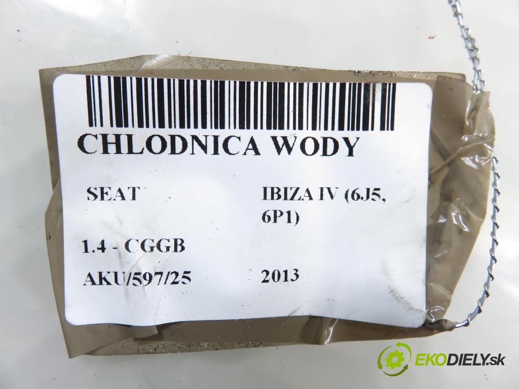 SEAT IBIZA IV (6J5, 6P1) HB 2013 63,00 1.4 - CGGB 1390,00 chladič vody