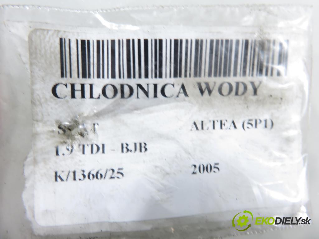 SEAT ALTEA (5P1) MINIVAN 2005 77,00 1.9 TDI PD 105 - BJB 1896,00 chladič vody