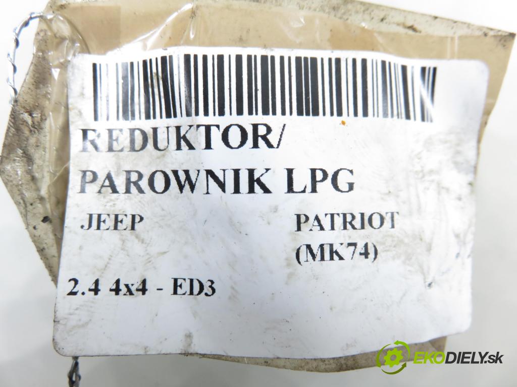 JEEP PATRIOT (MK74) SUV 2008 125,00 2.4 4x4 - ED3 2360,00 reduktor Výparník LPG 67R010016
