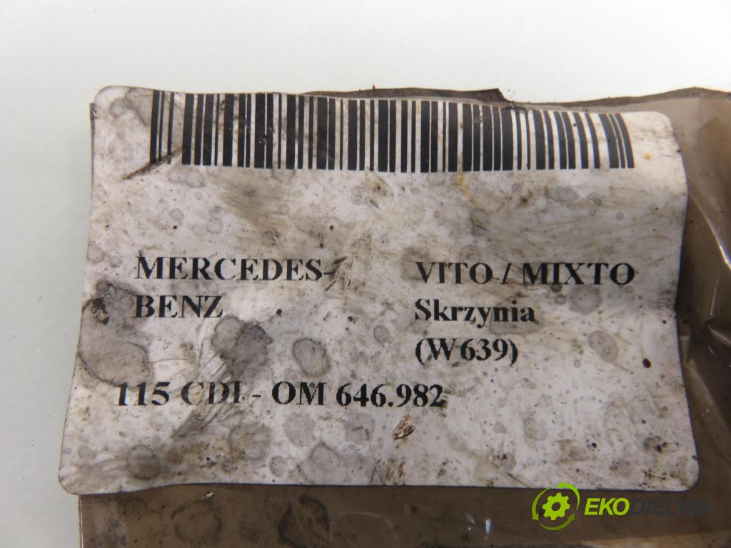 MERCEDES-BENZ VITO / MIXTO Skrzynia (W639) FURGON 2004 110,00 115 CDI 150 - OM 646.982 2148,00 Pumpa nápravy 