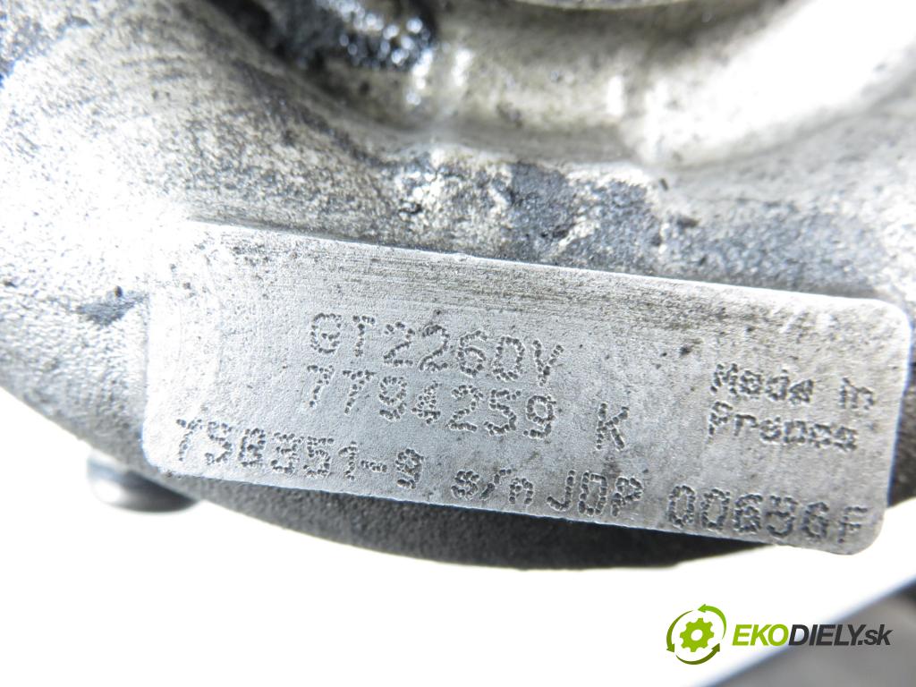 BMW 5 (E60) SEDAN 2006 170,00 530 xd 231 - M57 D30 (306D3) 2993,00 Turbodúchadlo 7794259 (Turbodúchadlo (kompletné))