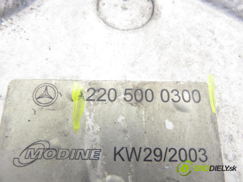 MERCEDES-BENZ KLASA S (W220) SEDAN 2003 191,00 S 400 CDI V8 260 - OM 628.960 3996,00 chladič intercooler 2205000300