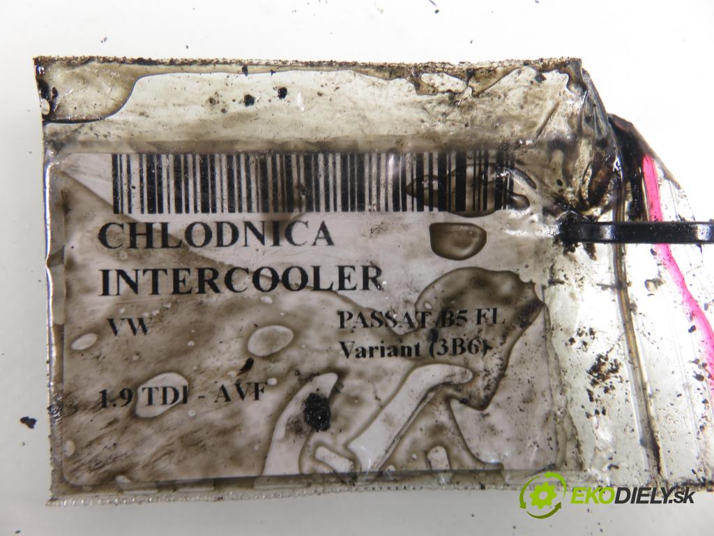VW PASSAT B5.5 Variant (3B6) KOMBI 2002 96,00 1.9 TDI PD 130 - AVF 1896,00 chladič intercooler 8D0145805C
