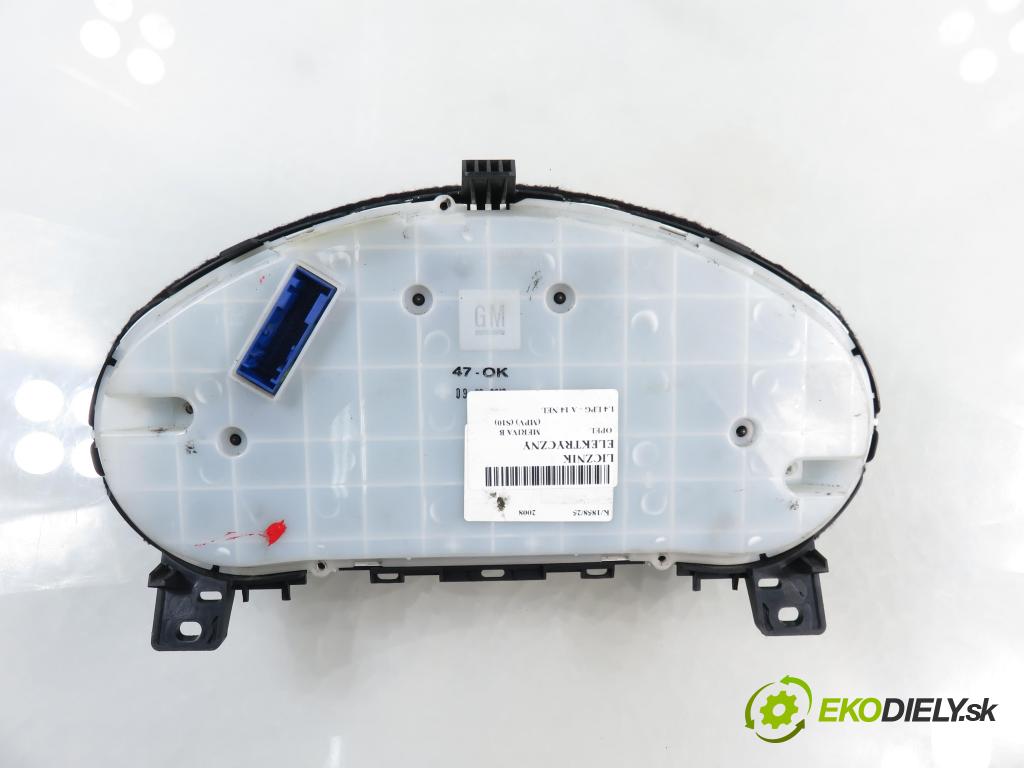 OPEL MERIVA B nadwozie wielkoprzestrzenne (MPV) (S10) MINIVAN 2008 88,00 1.4 LPG - A 14 NEL 1364,00 Prístrojovka elektrický 13349517